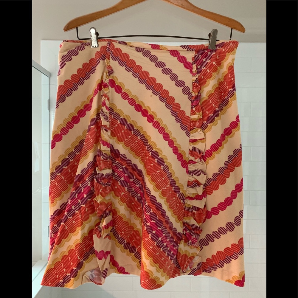 Odille ruffle skirt Anthropologie size 12